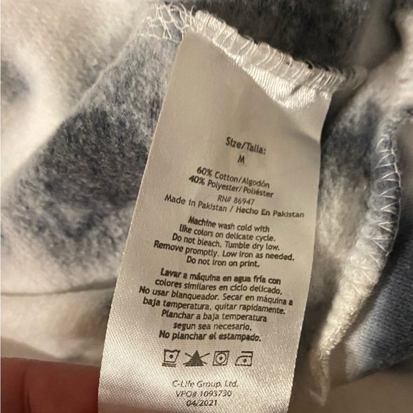 Sold!!!!Tupac Shakur Poetic Justice Men’s Tie Dye Hoodie Sweatshirt - Picture 4 of 8